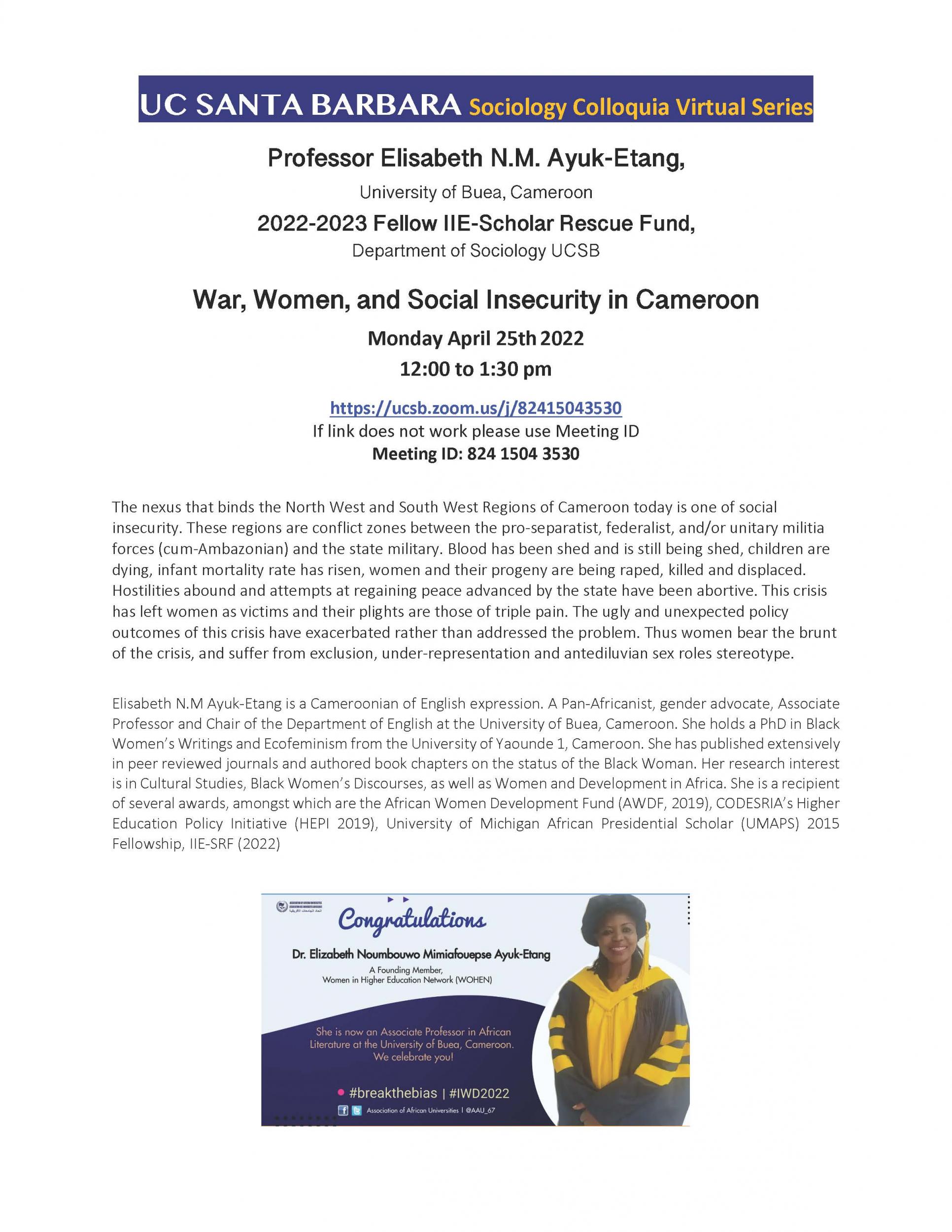 Colloquium Series  Event Image