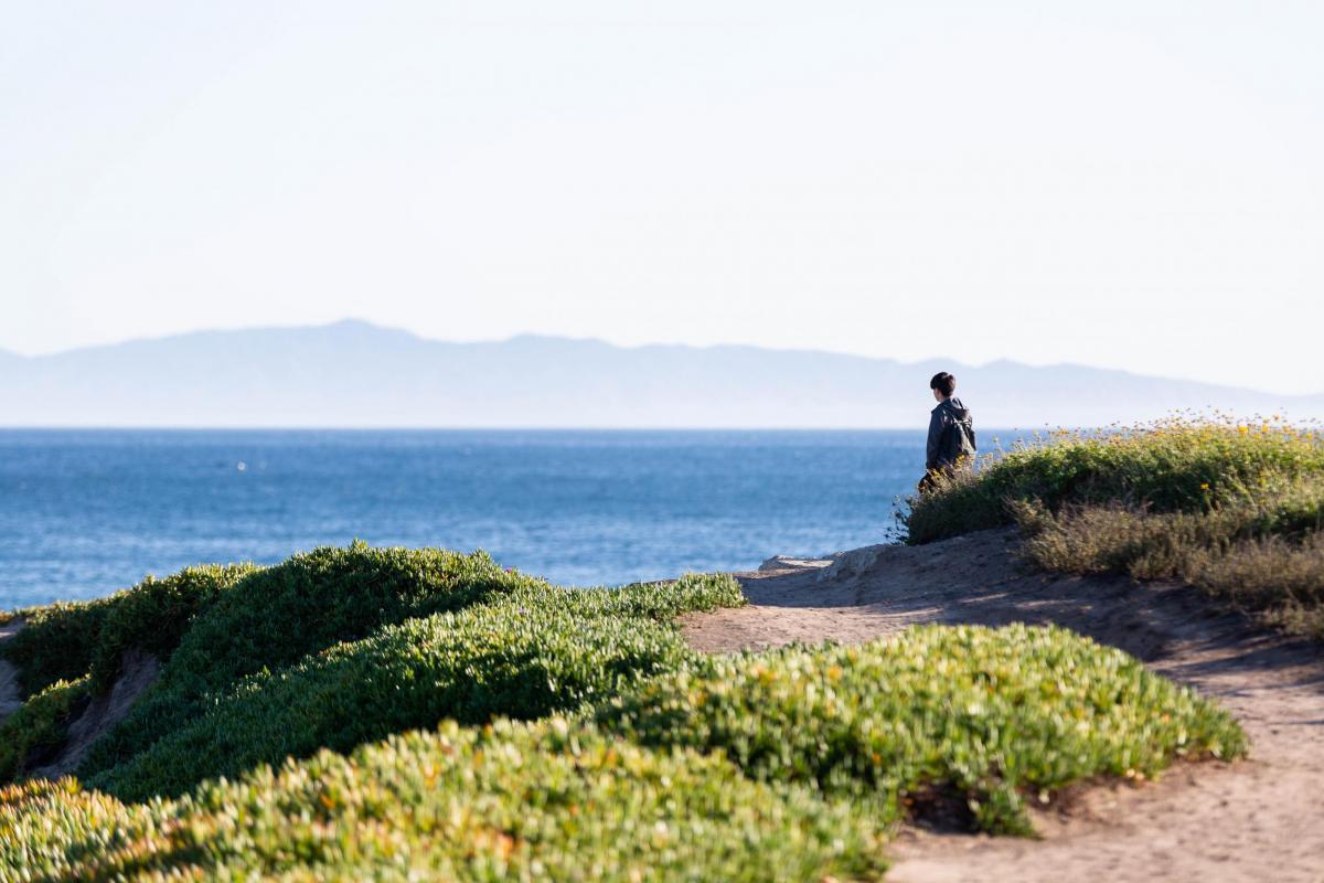 Beach view of UCSB